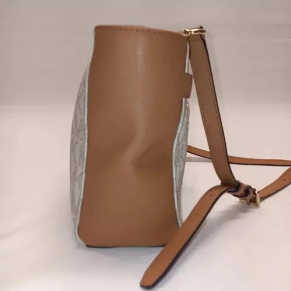 MICHAEL KORS‎ Signature Hamilton Traveler Medium Top Zip Messenger Bag Padlock